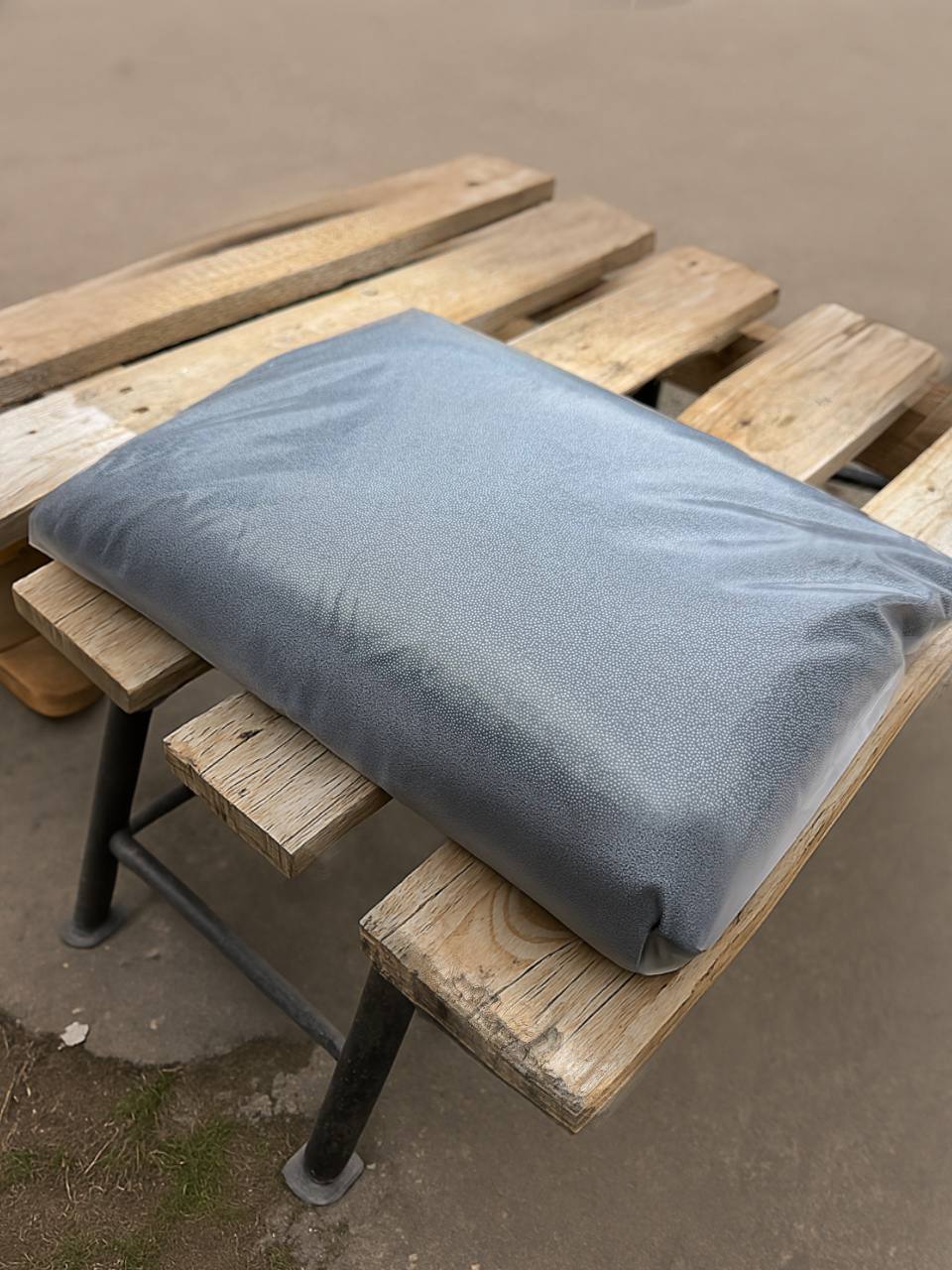 Contaminated shot after use, not cleaned