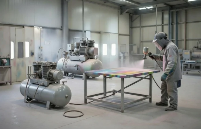 Compressor for Shot Blasting – How to Choose? Guide & Key Parameters